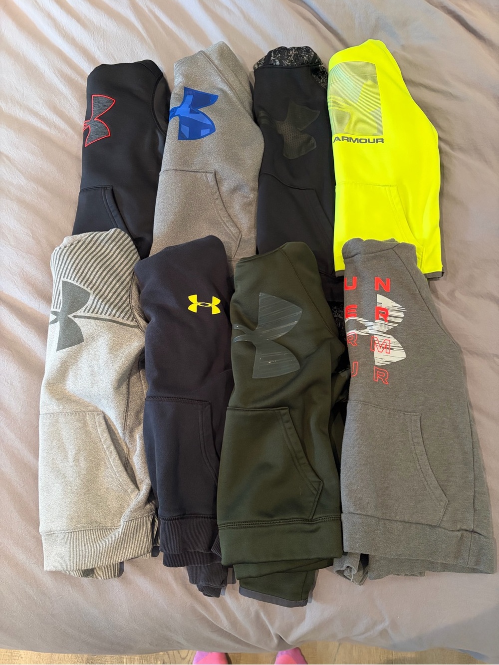 8 x YSM Under Armour Hoodies